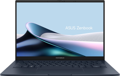 Ноутбук Asus Zenbook 14 OLED UX3405MA-QD986 Core Ultra 5 125H 16Gb SSD512Gb Intel Arc 14" OLED FHD+ (1920x1200) noOS blue WiFi BT Cam Bag (90NB11R1-M01SL0)