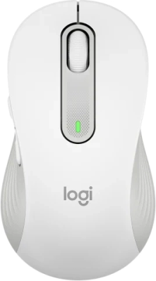 Мышь Logitech M650 L Large белый оптическая (4000dpi) беспроводная BT/Radio USB