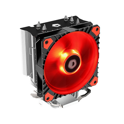 ID-COOLING SE-214 V3 LGA1700/115X/AM4/AM3/+/AM2/+/FM2/+/FM1 (16шт/кор, TDP 150W, PWM, 4 тепл.трубки прямого контакта, FAN 120mm, Red LED) RET