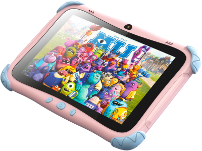 Планшет Digma Kids A8 SC9863A (1.6) 8C RAM2Gb ROM32Gb 8" IPS 1280x800 4G 1Sim Android 11.0 Go розовый 2Mpix 0.3Mpix BT WiFi microSD 512Gb 3000mAh