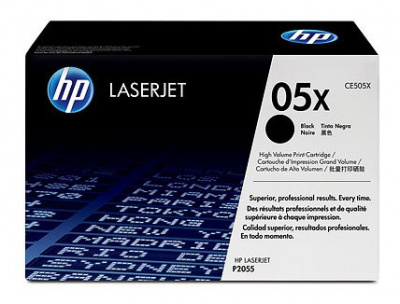 Картридж лазерный HP 05X CE505XD черный x2упак. (6500стр.) для HP LJ P2055