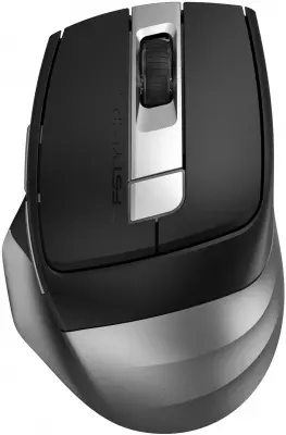 Мышь A4Tech Fstyler FB35CS серый/черный оптическая (2000dpi) silent беспроводная BT/Radio USB (5but)