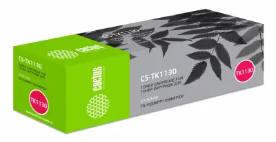 Картридж лазерный Cactus CS-TK1130 TK-1130 черный (3000стр.) для Kyocera FS-1030/1130