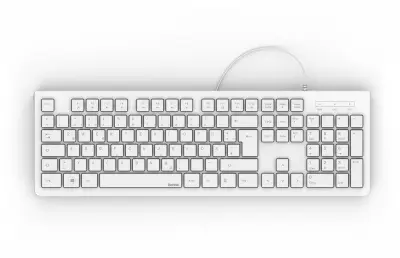 Клавиатура Hama KC-200 белый USB