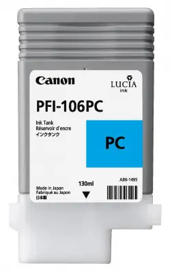 Картридж струйный Canon PFI-106PC 6625B001 фото голубой для Canon iPF6300S/6400/6450