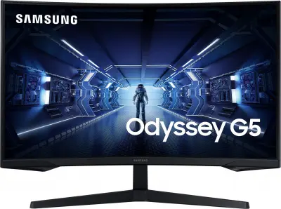 Монитор Samsung 27" Odyssey G5 LC27G55TQWRXEN VA 2560x1440 144Hz FreeSync Premium 250cd/m2 16:9