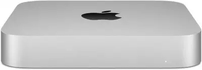 ПК Apple Mac mini A2348 slim M1 8 core 16Gb SSD256Gb 8 core GPU macOS GbitEth WiFi BT серебристый (Z12N0000J)