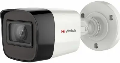 Камера видеонаблюдения аналоговая HiWatch DS-T500A 3.6-3.6мм HD-CVI HD-TVI цветная корп.:белый (DS-T500A (3.6 MM))