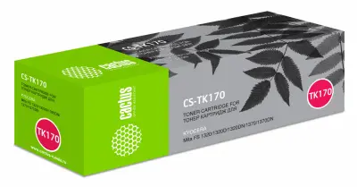 Картридж лазерный Cactus CS-TK170 TK-170 черный (7200стр.) для Kyocera Mita FS 1320/P2135