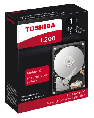 Жесткий диск Toshiba SATA-III 1Tb HDWL110EZSTA Notebook L200 Slim (5400rpm) 128Mb 2.5" Rtl