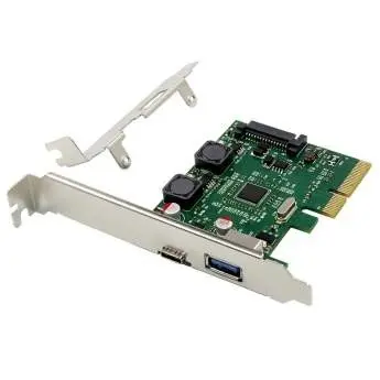 ORIENT AM-U3142PE-AC, Контроллер PCI-Ex4 v3.0, USB 3.2 Gen2, 2-port ext (Type-A + Type-C), ASM3142 chipset, разъем доп.питания, в комплекте LP планка крепления (31273)