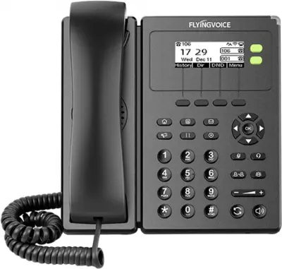 Телефон IP Flyingvoice FIP-10P черный