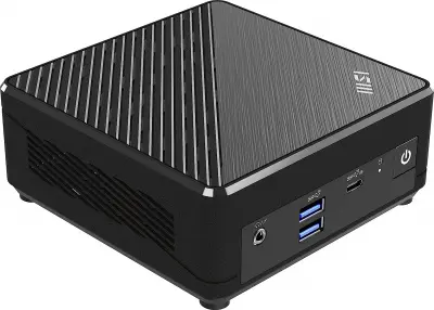 Неттоп MSI Cubi N ADL-037XRU slim N100 (0.8) 8Gb SSD256Gb UHDG noOS 2xGbitEth WiFi BT 65W черный (9S6-B0A911-069)