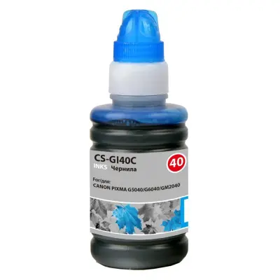 Чернила Cactus CS-GI40C голубой 70мл для Canon Pixma G5040/G6040/GM2040