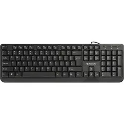 Defender Клавиатура OfficeMate HM-710 RU Black USB [45710] {Проводная, полноразмерная, 104кн}