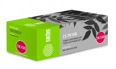 Картридж лазерный Cactus CS-TK100 TK-100 черный (6000стр.) для Kyocera Mita KM-1500