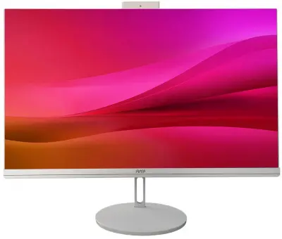Моноблок Hiper V10 23.8" Full HD i3 12100 (3.3) 8Gb SSD256Gb UHDG 730 Windows 10 Professional GbitEth WiFi BT 120W клавиатура мышь Cam белый 1920x1080