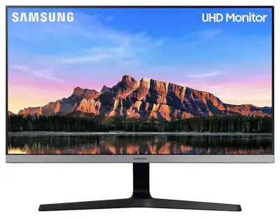 Монитор Samsung 28" U28R550UQI темно-серый IPS LED 16:9 HDMI матовая 1000:1 300cd 178гр/178гр 3840x2160 DP 4K 5.8кг
