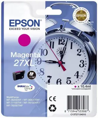 Картридж струйный Epson T2713 C13T27134022 пурпурный (1100стр.) (10.4мл) для Epson WF7110/7610/7620