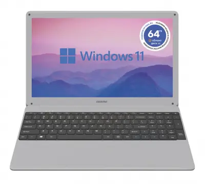 Ноутбук Digma EVE 15 P417 Core i3 10110U 8Gb SSD256Gb Intel UHD Graphics 15.6" FHD (1920x1080) Windows 11 Home Multi Language 64 grey WiFi BT Cam 3600mAh (DN15P3-8CXW01)