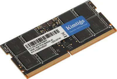 Память DDR5 16Gb 4800MHz Kimtigo KMLSAG8784800 RTL PC5-38400 SO-DIMM 262-pin Ret