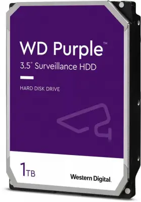 1TB WD Purple (WD10PURZ) {Serial ATA III, 5400- rpm, 64Mb, 3.5"}