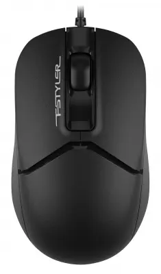 Мышь A4Tech Fstyler FM12S черный оптическая (1200dpi) silent USB (3but)