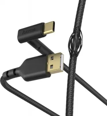 Кабель Hama 00187213 USB (m)-USB Type-C (m) 1.5м черный