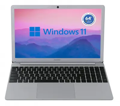 Ноутбук Digma EVE 15 P418 Pentium Silver N5030 8Gb SSD256Gb Intel UHD Graphics 605 15.6" IPS IPS FHD (1920x1080) Windows 11 Home grey WiFi BT Cam 5000mAh (NN5158CXW02)