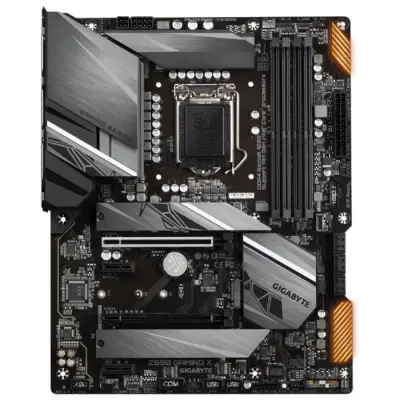 Gigabyte Z590 GAMING X RTL {S1200, Intel®Z590, 4xDDR4-3200, DP, 2xPCI-Ex16, 2xPCI-Ex1, 6xSATA3(RAID 0/1/5/10), 3xM.2, 8Ch Audio, 2.5GLan, (2+4)xUSB2.0}