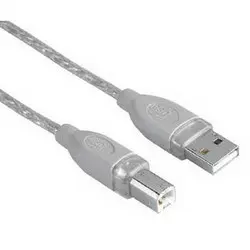 Кабель Hama 00045024 USB A(m) USB B(m) 7.5м серый