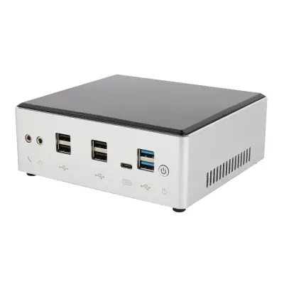Hiper NUGi310110U платформа ПК/ Nettop HIPER NUG, Intel Core i3-10110U, 2* DDR4 SODIMM 2400MHz, UHD-графика Intel (DP + HDMI), 1*Type-C, 4*USB2.0, 4*USB3.0, 2*LAN, 1*2.5HDD, WiFi, VESA