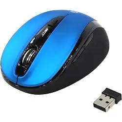 Мышь беспроводная Smartbuy 612AG беззвучная, синяя, Blue LED [SBM-612AG-BK]