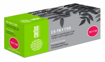 Картридж лазерный Cactus CS-TK1150 TK-1150 черный (3000стр.) для Kyocera Ecosys P2235d/P2235dn/P2235dw/M2735dw