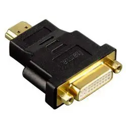 Переходник Hama H-34036 00034036 HDMI (m) DVI-D (f) черный