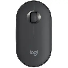 910-005718/910-005576 Мышь Logitech Pebble M350 графитовый оптическая (1000dpi) silent беспроводная BT USB для ноутбука (3but)