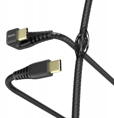 Кабель Hama Gamer 187223 USB Type-C (m)-USB Type-C (m) 1.5м черный
