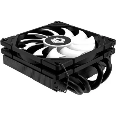 Cooler ID-Cooling IS-40X V2 LGA1700/115X/AM4 низкопрофильный высота 45mm (36шт/кор, TDP 100W, PWM, 4 тепл.трубки прямого контакта, FAN 92mm, черный) BOX