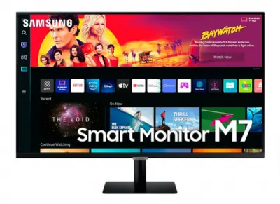 LCD Samsung 32" S32BM702UI монитор Smart {VA 3840x2160 60Hz 4ms 3000:1 240cd HDR10 Tizen SmartTV  2xHDMI2.0 3xUSB2.0 USB-C(65W) Wi-Fi BT Speakers VESA}