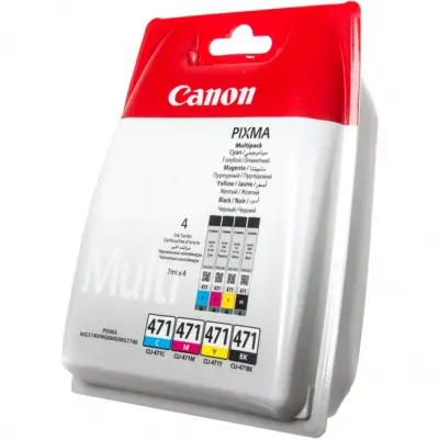 Картридж струйный Canon CLI-471C/M/Y/Bk 0401C004 многоцветный для Canon Pixma MG5740/MG6840/MG7740