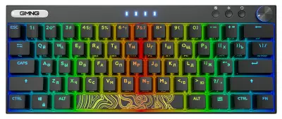 Клавиатура GMNG XK1 механическая черный USB беспроводная BT/Radio Multimedia for gamer LED (1680669)