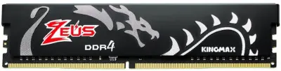 Память DDR4 8Gb 3200MHz Kingmax KM-LD4-3200-8GHS-B Zeus Dragon RTL Gaming PC4-25600 CL17 DIMM 288-pin 1.35В