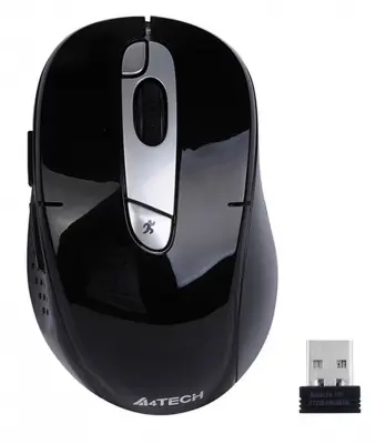 Мышь A4Tech G11-570FX черный/серебристый оптическая (2000dpi) беспроводная USB (7but)