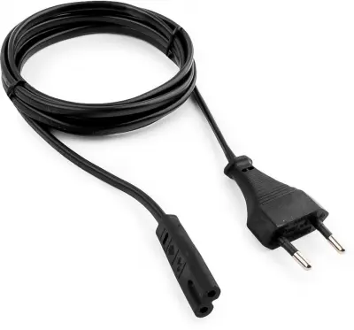 Кабель Cablexpert PC-184/2-1.8М Вилка IEC C7 (2-pin) 1.8м черный пакет