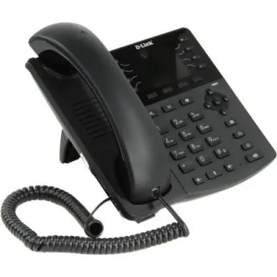 D-Link DPH-150SE/F5B IP-телефон с цветным дисплеем, 1 WAN-портом 10/100Base-TX, 1 LAN-портом 10/100Base-TX и поддержкой PoE (адаптер питания в комплект поставки не входит)