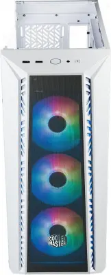 Корпус Cooler Master MasterBox 520 Mesh белый без БП ATX 3x120mm 1xUSB3.0 audio bott PSU