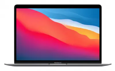 Ноутбук Apple MacBook Air A2337 M1 8 core 16Gb SSD256Gb/7 core GPU 13.3" IPS (2560x1600) Mac OS grey space WiFi BT Cam (Z1240001T)