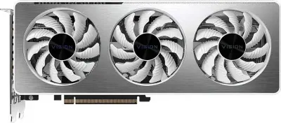 Видеокарта Gigabyte PCI-E 4.0 GV-N3060VISION OC-12GD 2.0 LHR NVIDIA GeForce RTX 3060 12288Mb 192 GDDR6 1837/15000 HDMIx2 DPx2 HDCP Ret