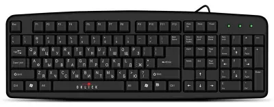 Клавиатура Оклик 100M HW3 черный PS/2 (654571)
