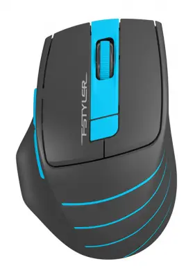 Мышь A4Tech Fstyler FG30 серый/синий оптическая (2000dpi) беспроводная USB (6but)